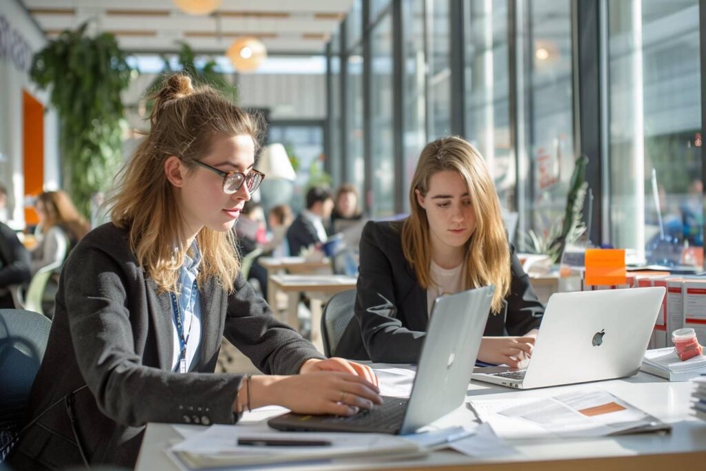 The daily life of work-study students at Crédit Agricole Immobilier