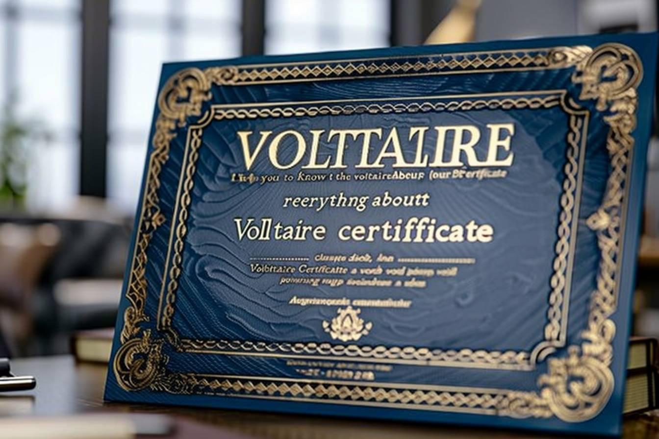 Everything you need to know about the Voltaire Certificate